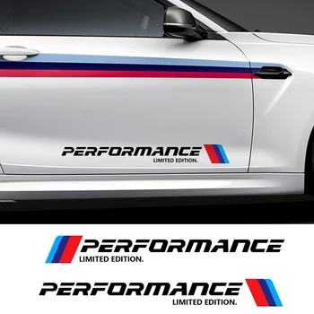 M Performance Limited Edition Šoninės Durys Atspindintis Lipdukas BMW F10 F20 E90 F30 E46 E36 G30 X3 X5 X6 M3 M4 M5