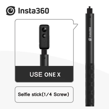 Insta360 ONE X /ONE R Selfie Stick Monopodzie 1/4 Varžtas Uosto Rankinės už Insta 360 Vieną VR 360 Panorama Fotoaparato Priedai