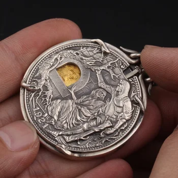 Klajojo monetos gralis Europos ir Amerikos stiliaus Majų organų veikla monetos pakabukas punktas