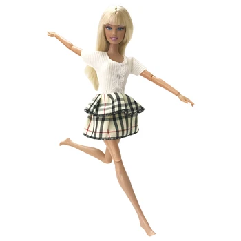 NK Karšto Parduoti Vieną Set=10 Vnt Sumaišykite Rūšių 2020 Naujausias Gražus Rankų darbo Partijos Drabužių Mados Suknelė Barbie Doll-Geriausia Dovana Žaislai