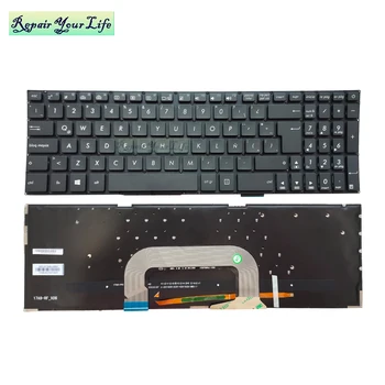 Nešiojamas klaviatūros Asus X705 N705 N705FD N705UD N705FN x705ma LA lotynų SP juoda 0KNB0-6601LA00 apšvietimas originalus, be rėmelio