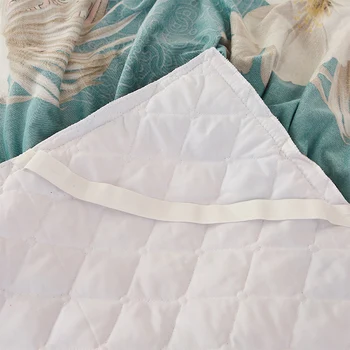 Sutirštės šiltas kristalų aksomo Dygsniuotas antklodė Lovatiesė Įrengtas Lapas, pagalvių Užvalkalai 2/3pcs Nėriniai siuvinėjimo Princesė Patalynė.