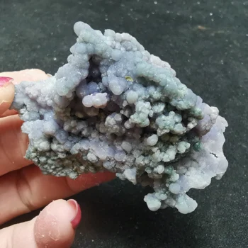 13.2 g-137.6 gNatural violetinė vynuogių agatas originalus akmens mineralinių kristalų mėginių akmens ornamentu kolekcijos perlas