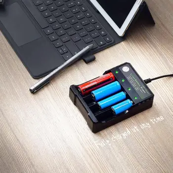 USB 18650 Baterija, Įkroviklis 3.7 V, Li-ion TR IMR 14500 16650 14650 18350 18500 16340 18650 Akumuliatorius