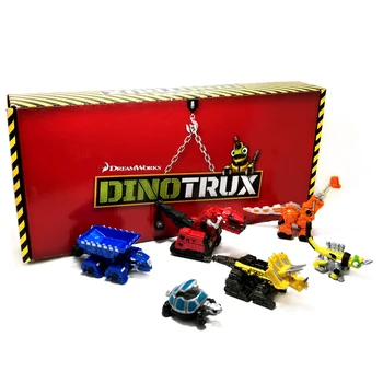 Dinozaurų Sunkvežimių Nuimamas Dinozaurų Žaislas Automobilis Dinotrux Mini Modeliai Nauja Vaikų Dovanos, Žaislai Dinozaurų Modeliai Mini vaikų Žaislai
