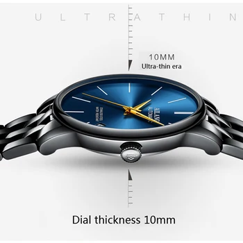 AILANG Ultra-plonas Serijos Automatinis Mechaninis laikrodis Paprasta Mados, Stiliaus Vyrai Laikrodžiai Top Brand Prabangių Verslo Laikrodis Vyrams