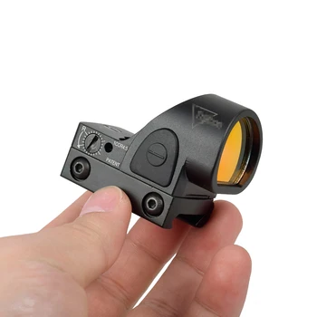 Taktinis Mini RMR SRO Red Dot taikymo Sritis Akyse Airsoft Medžioklės Reflex Akyse Ginklų tinka 20mm Geležinkelių Kolimatorius Glock Šautuvas