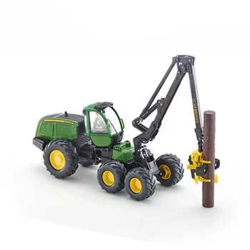 1/32 žaislas automobilis siku medienos ruošos sunkvežimių milžinas miško derliaus nuėmimo miškų ūkio inžinerijos kolekcionuojamų žaislas