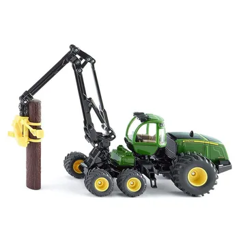 1/32 žaislas automobilis siku medienos ruošos sunkvežimių milžinas miško derliaus nuėmimo miškų ūkio inžinerijos kolekcionuojamų žaislas
