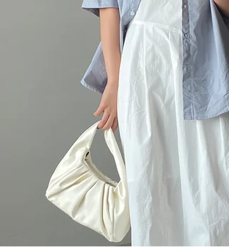 Mados moterų mažas maišelis batono mergina messenger pečių maišą debesis užtrauktukas moterų derliaus mielas rankinukas pažasties hk78tt