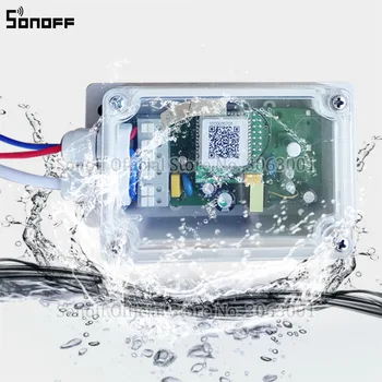 Sonoff IP66 atsparus Vandeniui Paskirstymo Dėžutę, Vandeniui Atveju, atsparus Vandeniui Apvalkalas Paramos Sonoff Pagrindinis/RF/Dual/Pow už Kalėdų Medžio Šviesos