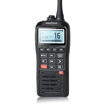 SOCOTRAN RS-38M GPS Jūrų Du Būdu Radijo Handheld VHF Plūdės Vandeniui IPX7 ATIS kodas Tri-žiūrėti 156.025-157.425 MHz radijo stotelė