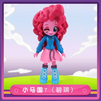 Filmo Versiją Vaivorykštė Vienaragis Arklys Pinkie Pie Retenybė Fluttershy Anime Modelis Veiksmų Žaislas Sumos 8-10CM, Didelis