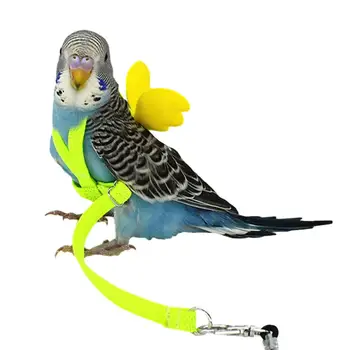 Anti-bitės skrydžio Mokymo Virvę Papūga Paukštis Pet Pavadėlio Rinkiniai Ultralight Panaudoti Pavadėlio Minkštas Nešiojamas Lauko Mokymo Pet Žaislais