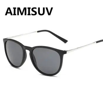 AIMISUV klasikinis aikštė Akiniai nuo saulės Vyrams Retro Aliuminio Akiniai nuo saulės Gafas De Sol UV400 Vintage Akiniai Moterims