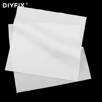 DIYFIX 1Bag Minkštas Cleanroom Valytuvų Telefono LCD Ekraną Valymo Priemonė 10x10cm Dulkių Šluoste Klasės 1-10000 švara Kambariuose