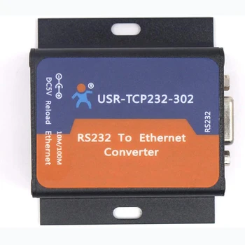 Serial RS232 su Ethernet TCP IP Serverio Modulis Ethernet Converter DHCP/DNS, 200 Atnaujintas Built-in webage USR-TCP232-302