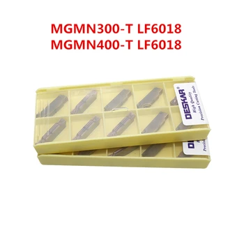 DESKAR MGMN300-H LF6018/MGMN400-H LF6018/MGMN300-T LF6018/MGMN400-T LF6018 CNC karbido įdėklai nerūdijančio plieno 10VNT/BOX