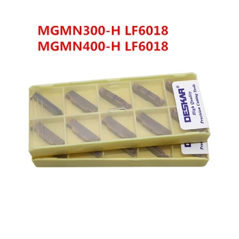 DESKAR MGMN300-H LF6018/MGMN400-H LF6018/MGMN300-T LF6018/MGMN400-T LF6018 CNC karbido įdėklai nerūdijančio plieno 10VNT/BOX